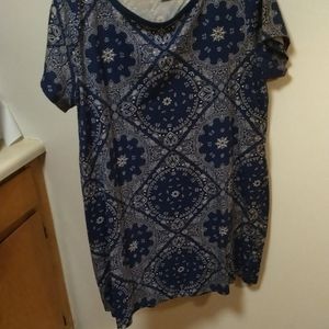 Blue basic edition dress size XL